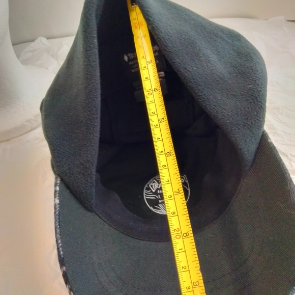 Trail Heads Fleece wool blend Winter Hat new display plaid - Picture 6 of 12